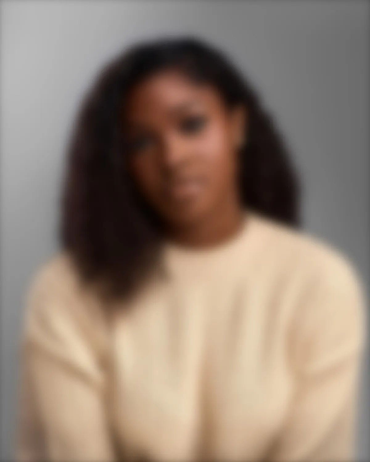 The original portrait: soft and out of focus